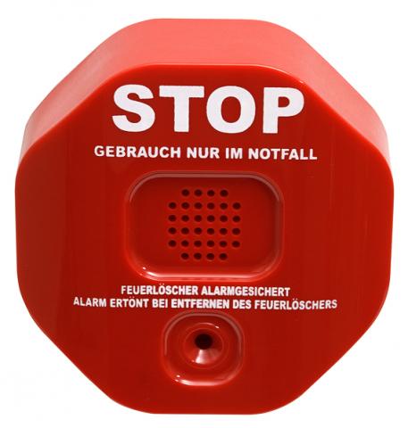 Alarme acoustique pour extincteurs à main